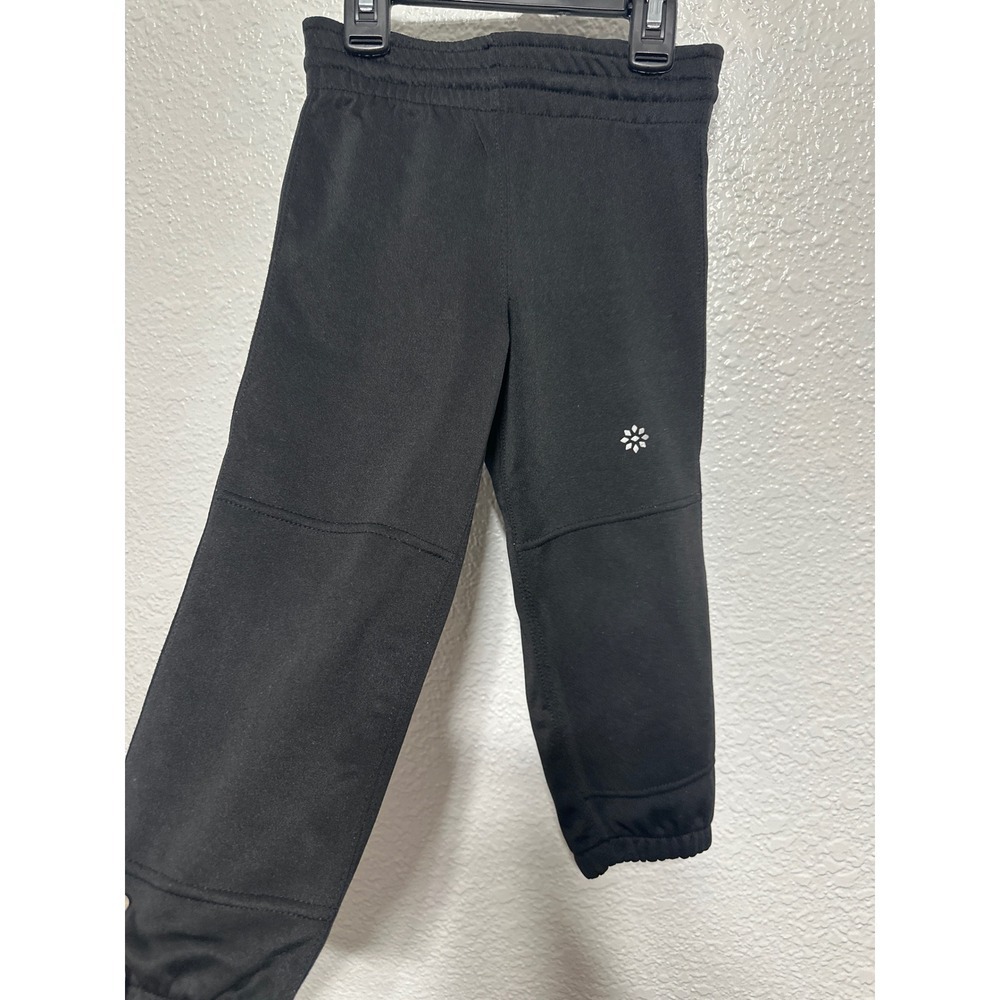 RIP-IT Kids Black Softball Pants Elastic Waist Drawstring Side Logo YS - Picture 2 of 8